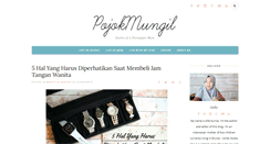 Desktop Screenshot of pojokmungil.com